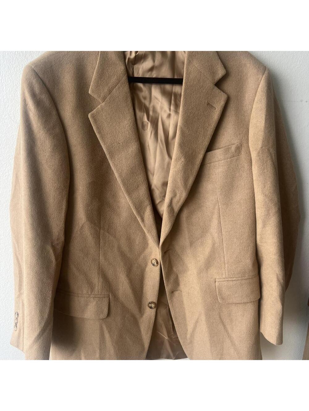 Brooks brother camel hair blazer